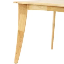 Sunnydaze Decor Sunnydaze Indoor 4-Foot Solid Rubberwood Rectangular Dining Table - Natural -HOMCOM Sales Store GUEST a2328fb4 4f22 4e39 bc90 1a8e425f2d01