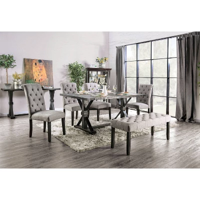 Hepburn Rectangular Dining Table Black - HOMES: Inside + Out 5 Hepburn Rectangular Dining Table Black - HOMES: Inside + Out - Image 3
