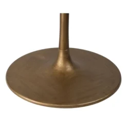 47" Iris Dining Table White/Gold - ZM Home -HOMCOM Sales Store GUEST a31c1378 aebd 46c7 9299 02d0722fed3e