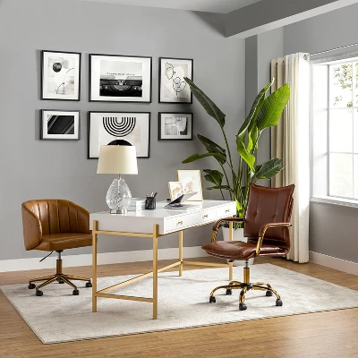 Patrizia Tufted Ergonomic Task 0ffice Chair High Back Executive Swivel Chair For Living Room And Office Room| ARTFUL LIVING DESIGN 4 Patrizia Tufted Ergonomic Task 0ffice Chair High Back Executive Swivel Chair For Living Room And Office Room| ARTFUL LIVING DESIGN - Image 2