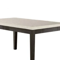 Nolan Dining Table White Marble/Salvage Dark Oak - Acme Furniture -HOMCOM Sales Store GUEST a657b092 3686 4198 9f10 4c006ee01deb