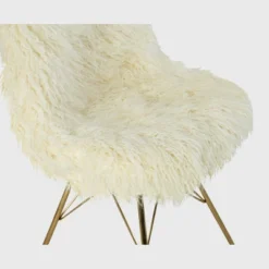 Remy Flokati Chair White - Linon -HOMCOM Sales Store GUEST a6ea8c44 3611 4c9f ae06 e0e9c7ed5c7a