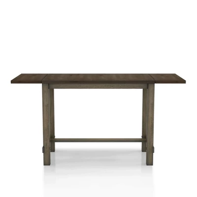 70" Entera Expandable Counter Height Dining Table Dark Walnut/Chestnut - HOMES: Inside + Out 6 70" Entera Expandable Counter Height Dining Table Dark Walnut/Chestnut - HOMES: Inside + Out - Image 4