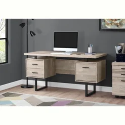 Monarch Specialties Computer Desk With Drawers, Contemporary Style, Home & Office Computer Desk With Metal Legs, 60" L -HOMCOM Sales Store GUEST a97a6e68 9450 421c 88d2 e31eea19f96a