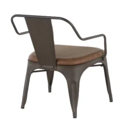 Set Of 2 Oregon Industrial Dining Chairs Antiqued Espresso - LumiSource -HOMCOM Sales Store GUEST aa37c865 5c7e 473a af93 e8145b921776