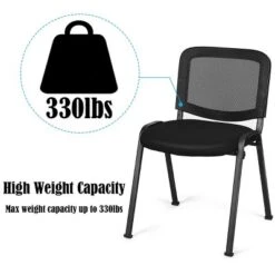 Costway Set Of 5 Conference Chair Mesh Back Office Waiting Room Guest Reception Black 17 Costway Set Of 5 Conference Chair Mesh Back Office Waiting Room Guest Reception Black -HOMCOM Sales Store GUEST ab0abab1 5aef 45b2 890b f5adbe3689cd