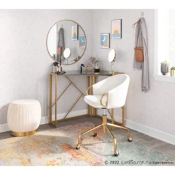 Claire Task Chair - LumiSource -HOMCOM Sales Store GUEST abf3b245 8552 4d34 8aba 3debf8e3f2ec