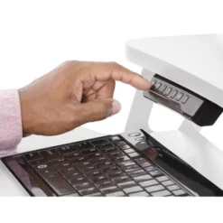 Cruizer Premier Electric Height Adjustable Mobile Podium With Keyboard Tray – White – Stand Steady -HOMCOM Sales Store GUEST ad33a452 fb3b 4983 ac6c fe06caede817