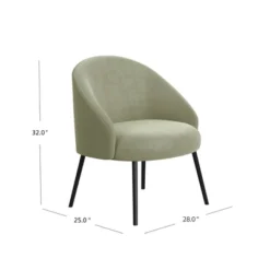 Modern Velvet Accent Chair Light Sage Green Velvet - HomePop 17 Modern Velvet Accent Chair Light Sage Green Velvet - HomePop -HOMCOM Sales Store GUEST adb95877 939b 4428 97e1 d10cef106e3d