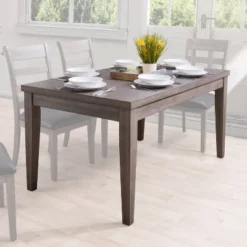 New York Wood Dining Table Washed Gray - CorLiving 9 New York Wood Dining Table Washed Gray - CorLiving -HOMCOM Sales Store GUEST ae8d82c3 87eb 4a79 a17a 7c0232d4a165