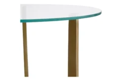 Inmod Reese Glass Side Table Gold -HOMCOM Sales Store GUEST ae99a20a 87e7 42fa 888e 620f4cf28084
