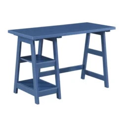 Designs2Go Trestle Desk With Shelves - Breighton Home -HOMCOM Sales Store GUEST ae99fa3d b1bb 4f8b adb7 cdefd1a7b494