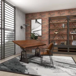 Industrial Teak Wood Console Table Brown - Olivia & May 25 Industrial Teak Wood Console Table Brown - Olivia & May -HOMCOM Sales Store GUEST afe5664b 84bc 4aa3 a713 e630d1a64ad5