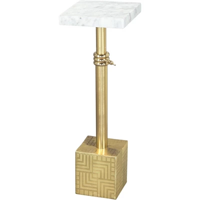 Rumi Side Table Marble White - ZM Home 4 Rumi Side Table Marble White - ZM Home - Image 2