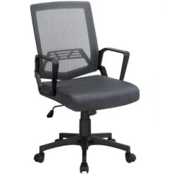 Yaheetech Adjustable Mid-Back Office Chair Computer Chair With Wheels -HOMCOM Sales Store GUEST b215c78a 3a59 4b33 b585 1e7f67b77c0b