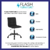 Flash Furniture Sorrento Home And Office Armless Task Office Chair With Tufted Back/Seat 1 Flash Furniture Sorrento Home And Office Armless Task Office Chair With Tufted Back/Seat -HOMCOM Sales Store GUEST b2417cd8 8f28 4e83 8d90 93943f1015b7