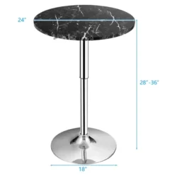 Costway Round Bistro Bar Table Height Adjustable 360-degree Swivel Black 12 Costway Round Bistro Bar Table Height Adjustable 360-degree Swivel Black -HOMCOM Sales Store GUEST b33a0edb 3f57 4fc5 89ad d3c557649438