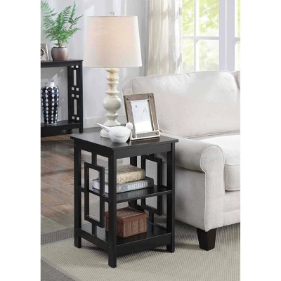 Town Square End Table With Shelves - Breighton Home 3 Town Square End Table With Shelves - Breighton Home