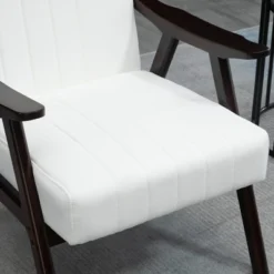 HOMCOM Accent Chair With Softness & Support, Upholstered Arm Chair For Living Room Furniture, Comfy Chair For Bedroom, Living Room Chair, Cream White -HOMCOM Sales Store GUEST b3d07c2e 4946 4f66 bd4f 7fcdca3440b9