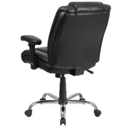 Emma And Oliver 400 Lb. Big & Tall Black LeatherSoft Task Adjustable Arm Ergonomic Office Chair -HOMCOM Sales Store GUEST b438ddbf 3ff2 4af5 afe0 96285c1d2140