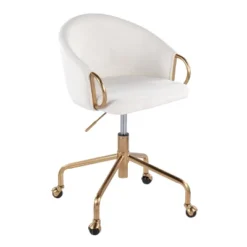 Claire Task Chair - LumiSource -HOMCOM Sales Store GUEST b5dc5a74 908c 48a0 8147 a4ae9acf491d