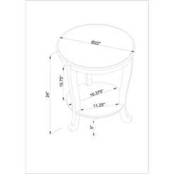 Dermott Side Table - Powell Company -HOMCOM Sales Store GUEST b637f78b 055d 4515 a820 3456feba59f3