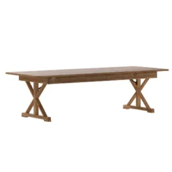 Flash Furniture HERCULES 9' X 40" Rectangular Solid Pine Folding Farm Table With X Legs 28 Flash Furniture HERCULES 9' X 40" Rectangular Solid Pine Folding Farm Table With X Legs -HOMCOM Sales Store GUEST b6ba010f d14e 49cd 97ad 7d515044a8e9