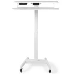 Cruizer Premier Electric Height Adjustable Mobile Podium With Keyboard Tray – White – Stand Steady -HOMCOM Sales Store GUEST b6d1e6b2 4572 4366 a97d 570b9559e0bf