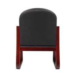 Mahogany Reception Chair - Boss Office Products -HOMCOM Sales Store GUEST b6e5eb18 c822 4f9f 8ac6 01d69c9db49f