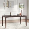 Westmont Rectangular Dining Table Rustic Brown - Lifestorey