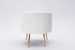 Armchair Accent Tub Barrel Chair With Gold Metal Legs-ModernLuxe 17 Armchair Accent Tub Barrel Chair With Gold Metal Legs-ModernLuxe -HOMCOM Sales Store GUEST b7ab9eb7 111a 444f 8646 98866f0d5433