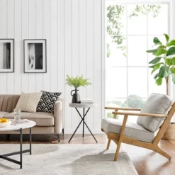 17.6" Round 3 Legged Industrial Style Side Table Cement - Danya B. -HOMCOM Sales Store GUEST b86e6e22 6601 4a09 b40b 7278b6264a36