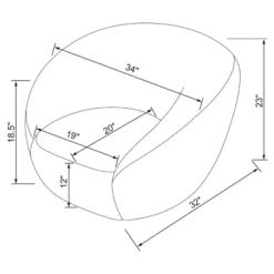 Swivel Accent Chair - Room Essentials™ -HOMCOM Sales Store GUEST ba44349c 1ec8 4fc6 a351 c93a6f2267d2