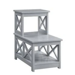 Oxford 2 Step Chairside End Table - Breighton Home -HOMCOM Sales Store GUEST bacee903 44ad 4d42 8b37 af1dd96b58ae