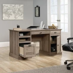Barrister Lane 3 Drawer Executive Desk - Sauder -HOMCOM Sales Store GUEST bb4f3cb0 09df 49df 8e81 cc64de747d08