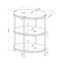 Crail Faux Marble Top Side Table - MiBasics -HOMCOM Sales Store GUEST bb70b626 4251 46a3 aa8f 5df6c12d2f08