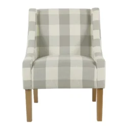 Modern Swoop Accent Armchair - HomePop -HOMCOM Sales Store GUEST bc4f17df 7780 410e b974 fd7e6d6da3a0
