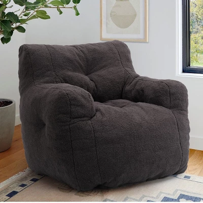Panpan Bean Bag Chairs With Memory Foam,37" W Faux Fur Teddy Bean Bag Chair,Fluffy Lazy Sofa-The Pop Maison 11 Panpan Bean Bag Chairs With Memory Foam,37" W Faux Fur Teddy Bean Bag Chair,Fluffy Lazy Sofa-The Pop Maison - Image 9
