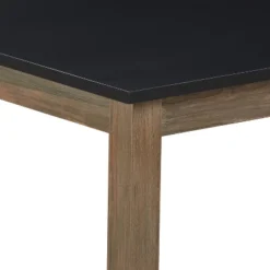 Elmhurst Dining Table Black And Weathered Gray - Finch -HOMCOM Sales Store GUEST bd9bebbb cadd 4298 9744 a974f7b043ec
