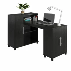 Cabell Hobby And Craft Desk With Storage Cabinet - Room & Joy -HOMCOM Sales Store GUEST be25cffd 6e51 45f1 a672 7c80948b6c1d