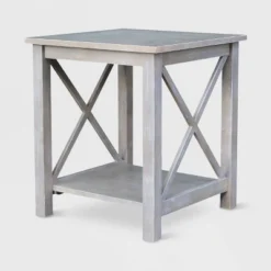 Hampton End Table - International Concepts 17 Hampton End Table - International Concepts -HOMCOM Sales Store GUEST c149e488 35a2 4cb0 b9e5 45c5705b1846