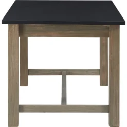 Elmhurst Dining Table Black And Weathered Gray - Finch -HOMCOM Sales Store GUEST c312ee19 a58d 4c93 95a8 2f2a9a90129c