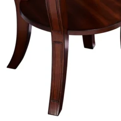 Elm Lane Farmhouse Rustic Cherry Wood Round Accent Side End Table 26" Wide Natural Curving Legs Living Room Home House Entryway 12 Elm Lane Farmhouse Rustic Cherry Wood Round Accent Side End Table 26" Wide Natural Curving Legs Living Room Home House Entryway -HOMCOM Sales Store GUEST c31a2419 1722 44f2 be83 bc1b00b09ea8