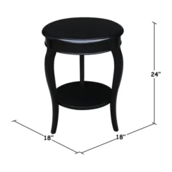 Cambria Solid Wood End Table - International Concepts -HOMCOM Sales Store GUEST c4bbd15e 09be 47a0 bec7 d07cbf4a9e99