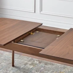 Wave Rectangular Butterfly Dining Table Walnut - Buylateral -HOMCOM Sales Store GUEST c4cf618c 6324 46c4 b225 6ccaff534b43