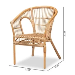 2pc Alleta Rattan Dining Chair Set Natural/Brown - Bali & Pari 13 2pc Alleta Rattan Dining Chair Set Natural/Brown - Bali & Pari -HOMCOM Sales Store GUEST c62a57f3 b7e6 4c6c a7ef 758bb0443cfe