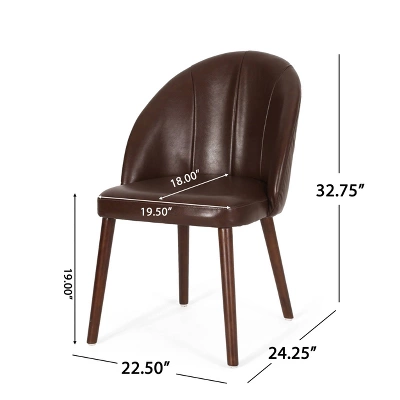 2pk Cullimore Contemporary Channel Stitch Dining Chairs - Christopher Knight Home 11 2pk Cullimore Contemporary Channel Stitch Dining Chairs - Christopher Knight Home - Image 10