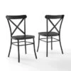 Set Of 2 Camille Dining Chair Matte Black - Crosley -HOMCOM Sales Store GUEST c9f288fb 0bc7 42f6 ba84 2303ce0c03e3