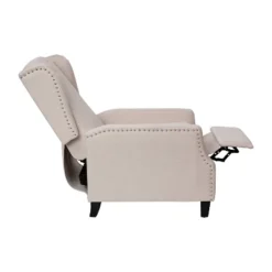 Contemporary Pushback Recliner With Accent Nail Trim Fabric Upholstery - Merrick Lane -HOMCOM Sales Store GUEST ccb20184 f67e 49f0 a828 e52d70c639e5