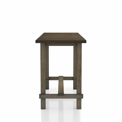 70" Entera Expandable Counter Height Dining Table Dark Walnut/Chestnut - HOMES: Inside + Out 5 70" Entera Expandable Counter Height Dining Table Dark Walnut/Chestnut - HOMES: Inside + Out - Image 3